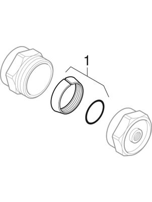 Geberit Abpressstopfen, für Rohrende 50 mm Bild 2