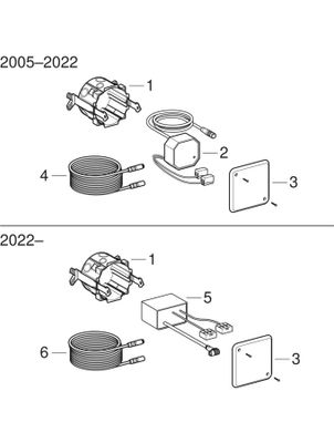Geberit Rohbauset, mit Netzteil, für WC-Steuerungen, mit elektrischer Spülung Bild 2