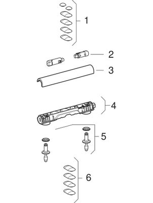 Geberit ONE Set Wand-WC, mit WC-Sitz / glanzverchromt, 345 x 370 mm, Farbe weiß Bild 3