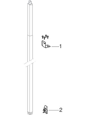 Geberit Duofix Systemstaender raumhoch 300- 360 cm, 3000 x 50 mm Bild 2