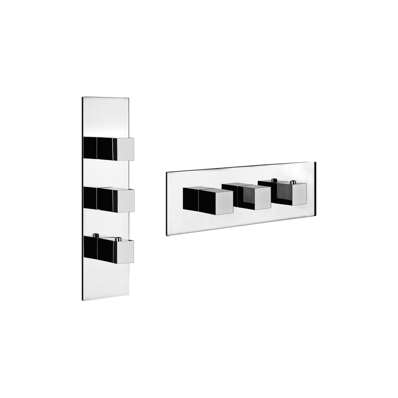 Gessi FS HL-THM vertik / horiz. 2-W, Wandm / Chr, Farbe chrom Bild 1