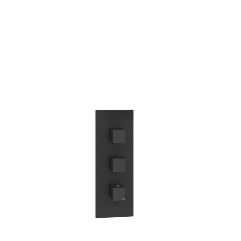 Gessi FS HL-THM vertik / horiz. 2-W, Wandm / Schw, Farbe schwarz Bild 1