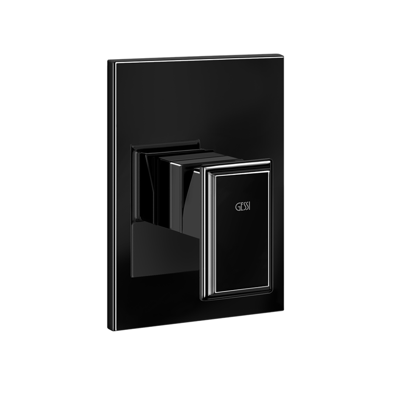 Gessi FS Wanne / Dusch-EHM sep.Auslauf 1-W, Wandm / MetSchwPVD, Farbe Metall schwarz PVD Bild 1