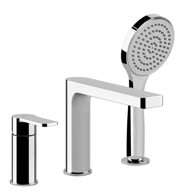 Gessi 3-L-Wannenarm. mitAuslauf HB 2-W, Wannenrandm / Chr, Farbe chrom Bild 1