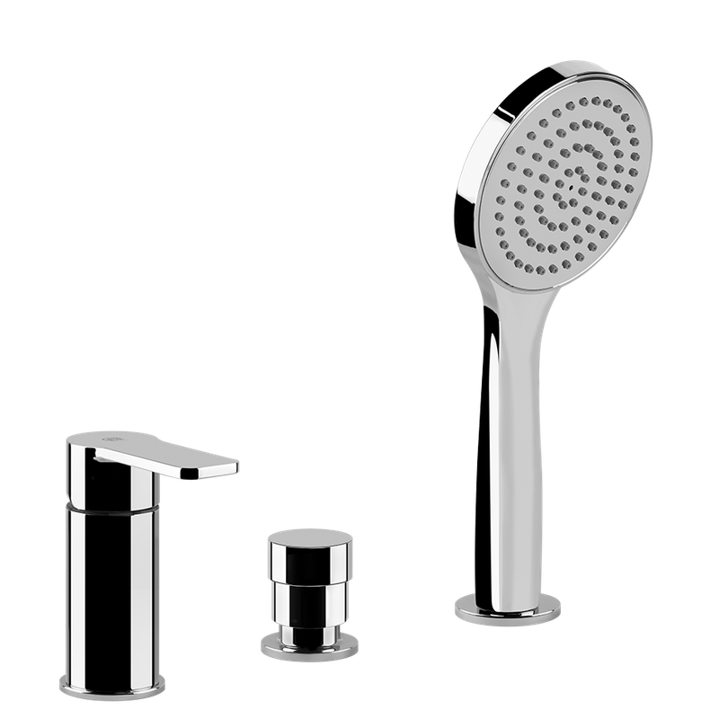 Gessi 3-L-Wannenarm. mitHB 2-W, Wannenrandm / Chr, Farbe chrom Bild 1