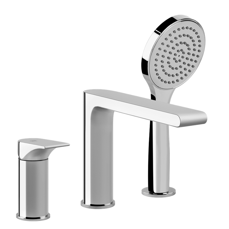 Gessi 3-L-Wannenarm. mitAuslauf HB 2-W, Wannenrandm / Chr, Farbe chrom Bild 1