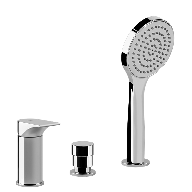Gessi 3-L-Wannenarm. mitHB 2-W, Wannenrandm / Chr, Farbe chrom Bild 1