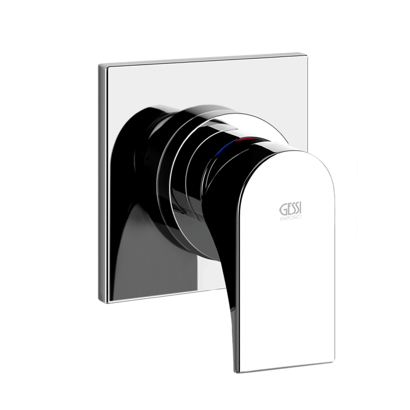 Gessi Fertigset, für UP-WT-Mischer verchromt Via Solferino, Farbe silberfarben Bild 1