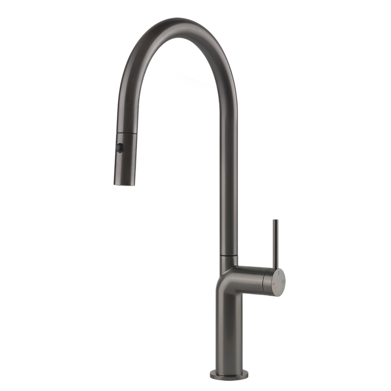 Gessi EHM, mit Schwenkarm, Auszugsbrause / MetSchwGeb, Farbe Metall Schwarz GHRC Bild 1