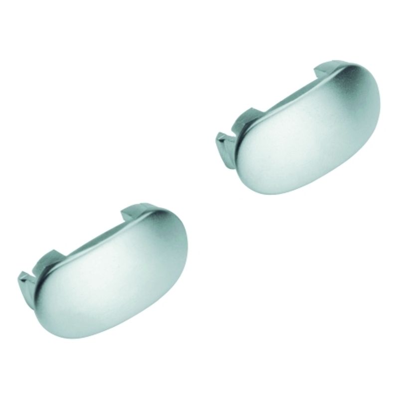 Grohe Abdeckkappe, für Absperrgriff, Temperaturwaehlgriff, VPE 2 St, Farbe silberfarben Bild 1