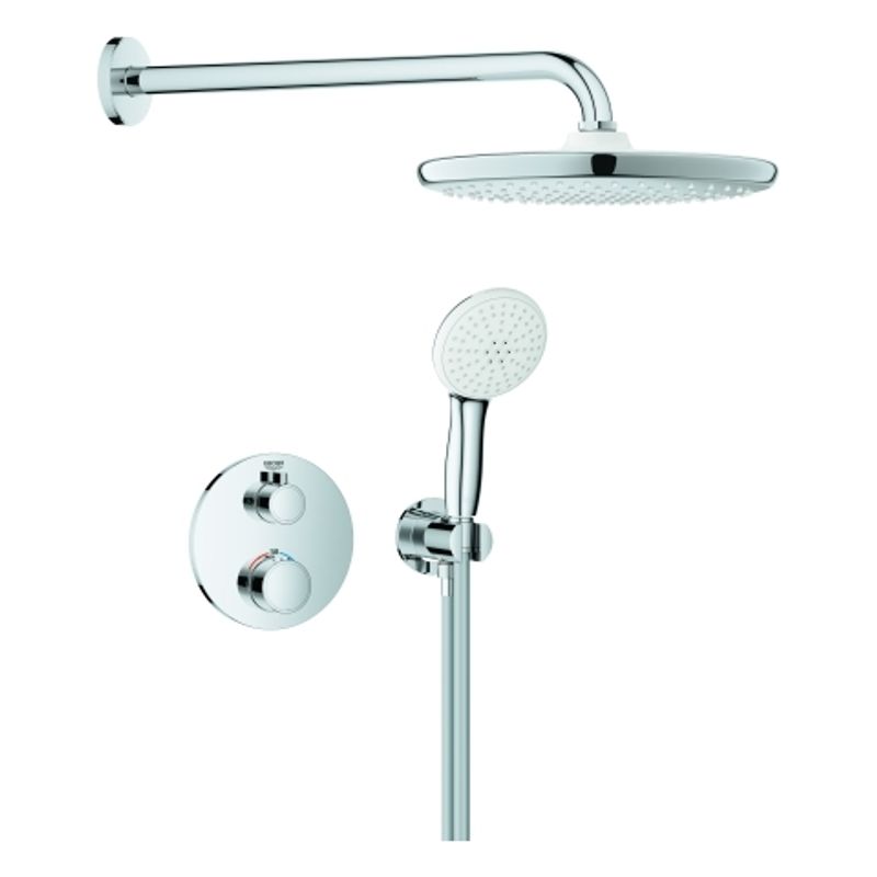 Grohe UP-Duschsystem Grohtherm rund 2 ASV, für Duschrahmen Mono, Farbe chrom Bild 1