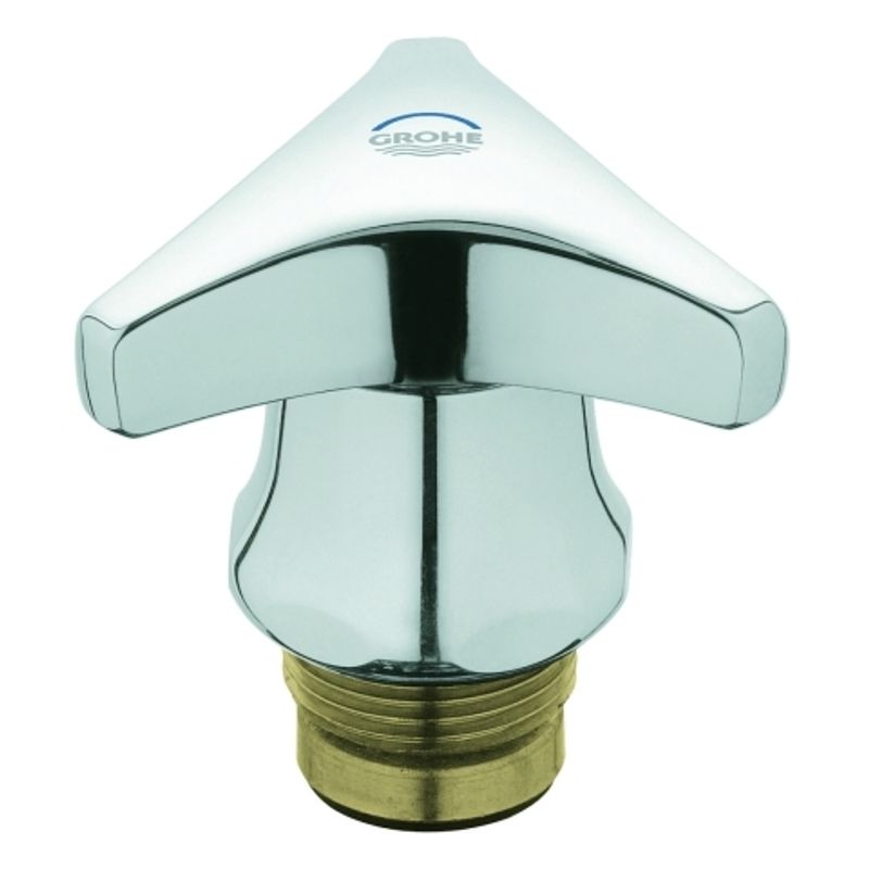 Grohe Oberteil 3/4" Trecorn-Griff kalt, Farbe silberfarben Bild 1