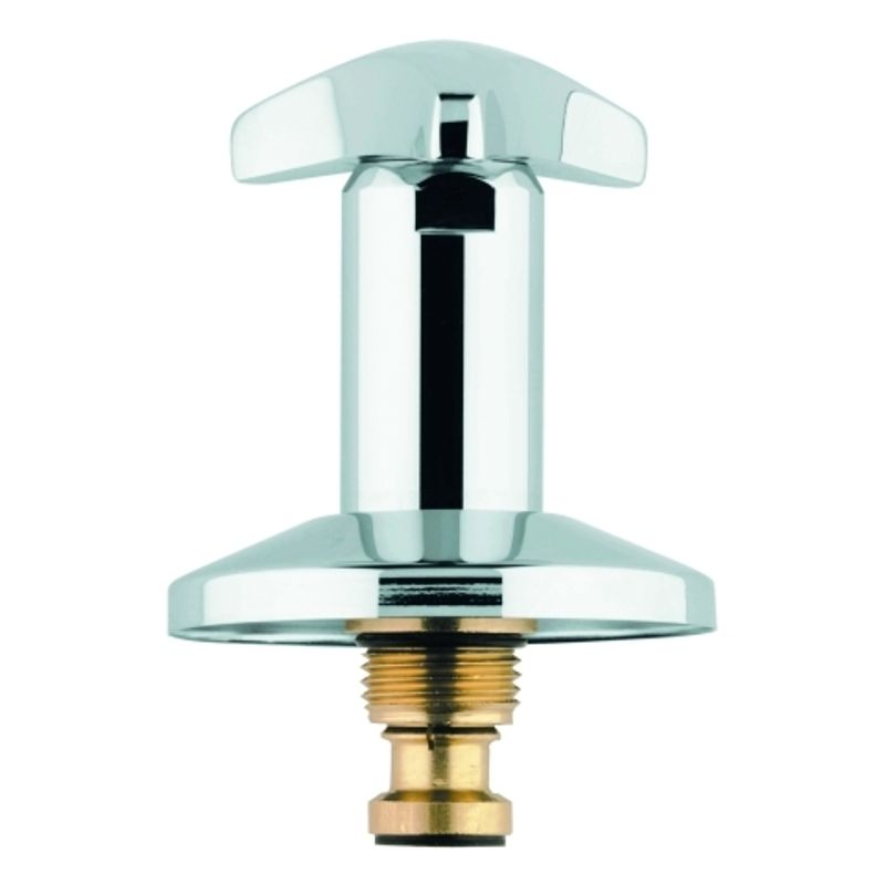 Grohe Oberteil 1/2" für Unterputz-Ventil Trecorn-Griff kalt, Farbe silberfarben Bild 1