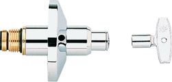 Grohe Steckschlüsseloberteil 1/2" für Unterputz-Ventil mit Steckschl.chrom,11550 PG09, Farbe silberfarben Bild 1