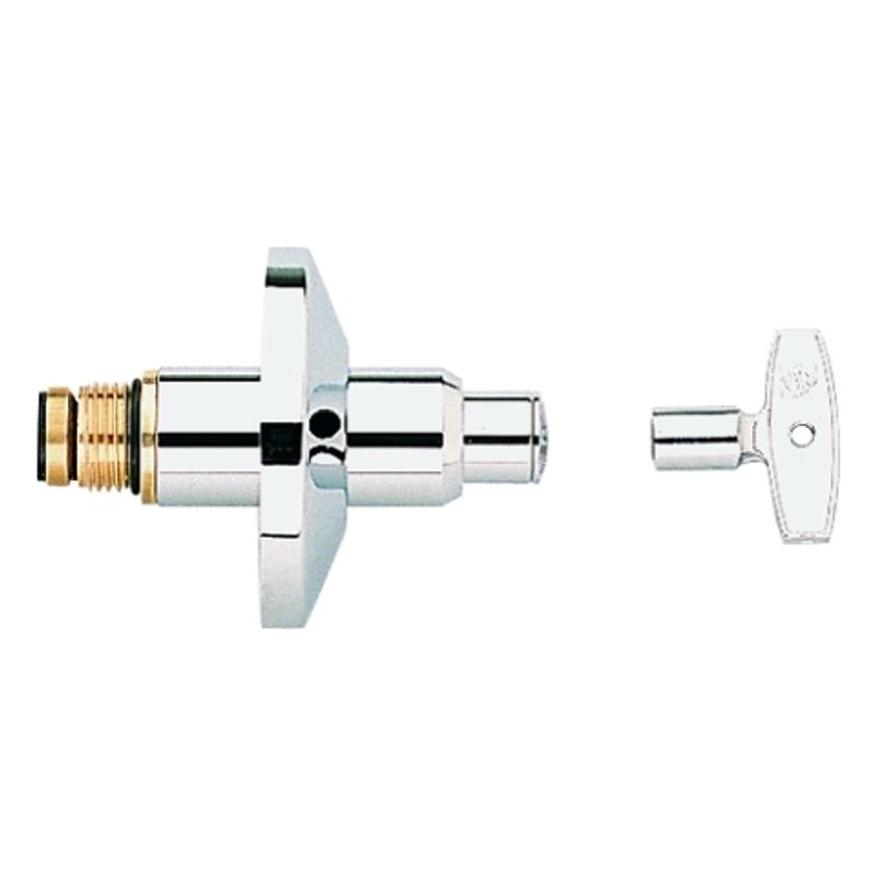 Grohe Steckschlüsseloberteil 1/2" für Unterputz-Ventil mit Steckschl.chrom,11550 PG09, Farbe silberfarben Bild 1