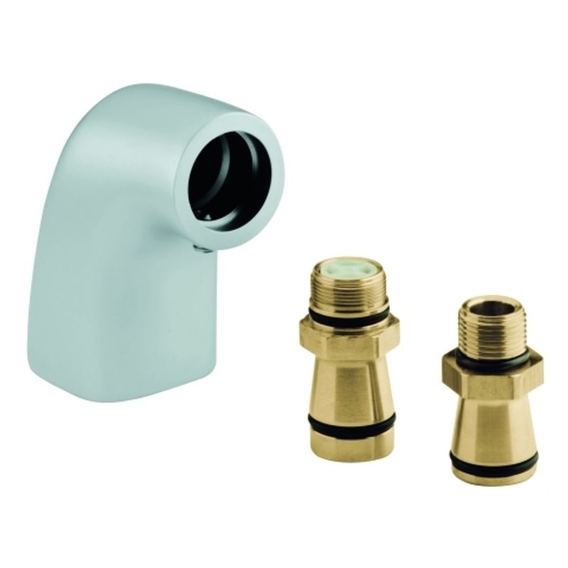 Grohe Standanschluss Chiara 12092 1/2" Ausld.:57 mm Auslaufhöhe:70 mm, Farbe velourchrom Bild 1