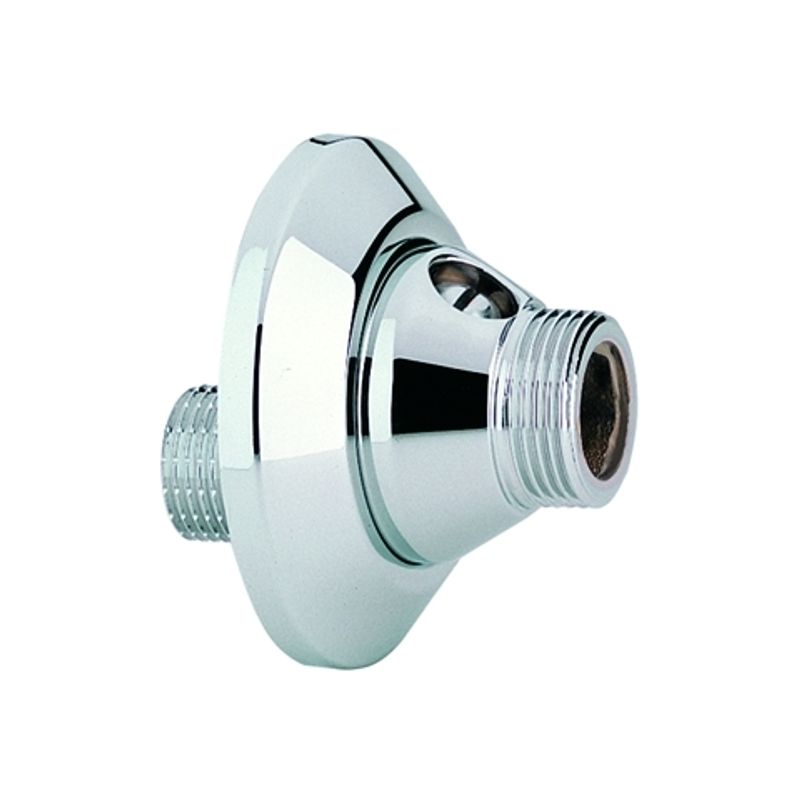 Grohe S-Anschluss 1/2" x 3/4" absperrbar, Verstellbereich: 10 mm, mit Rosette, verchromt, Farbe chrom Bild 1