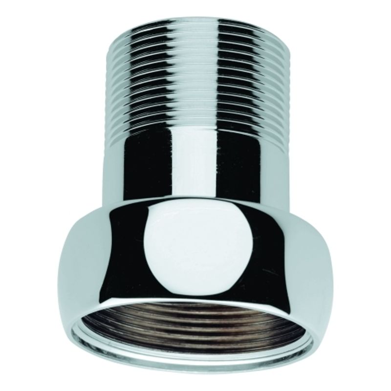 Grohe Anschluss gerade, 2" x 1 1/2", Farbe silberfarben Bild 1