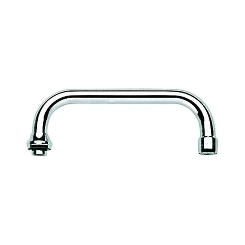 Grohe U-Auslauf Ausladung 301 mm, für Küchen-Wandbatterien, 1/2'', Farbe silberfarben Bild 1