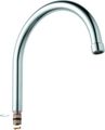 Grohe Auslauf, schwenkbar, mit Anschlagbegrenzung, für Spültisch-Einhandb, Farbe silberfarben Bild 1