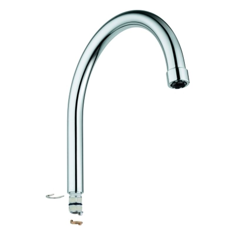 Grohe Auslauf, Farbe silberfarben Bild 1