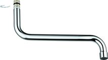 Grohe Bogenauslauf für Eurosmart Spültisch batterie, schwenkbar, Länge 240 mm, Farbe silberfarben Bild 1