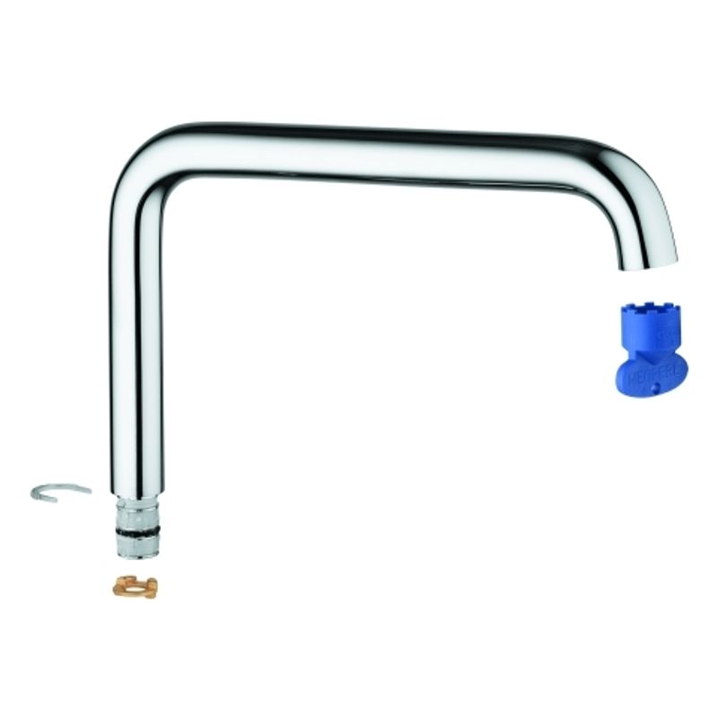 Grohe Auslauf, Farbe silberfarben Bild 1