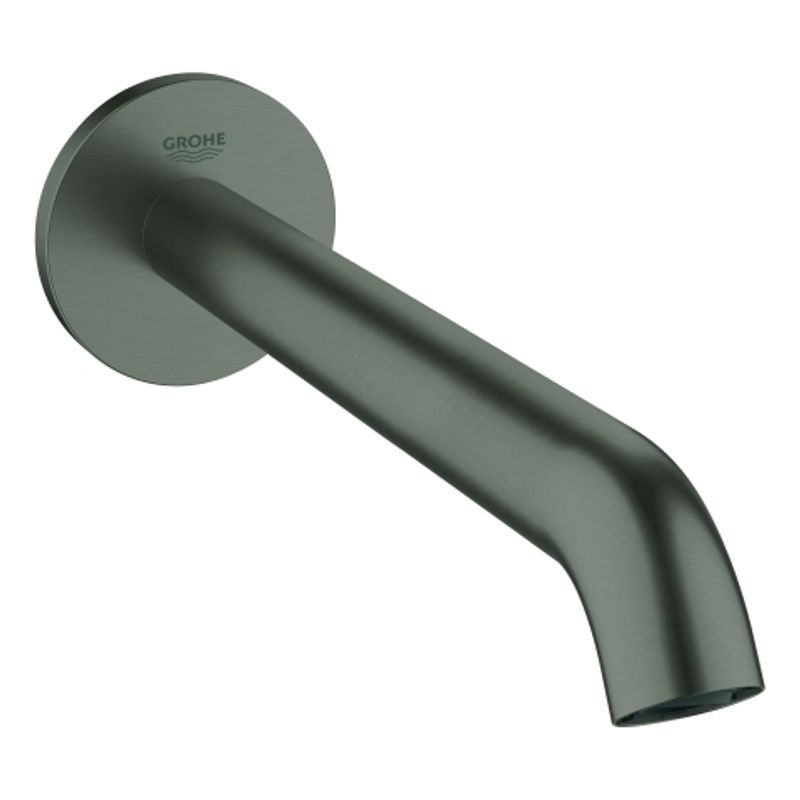 Grohe Wanneneinlauf Essence 13449_1 Wandmontage hard graphite gebürstet, 221 mm, Farbe hard graphite Bild 1