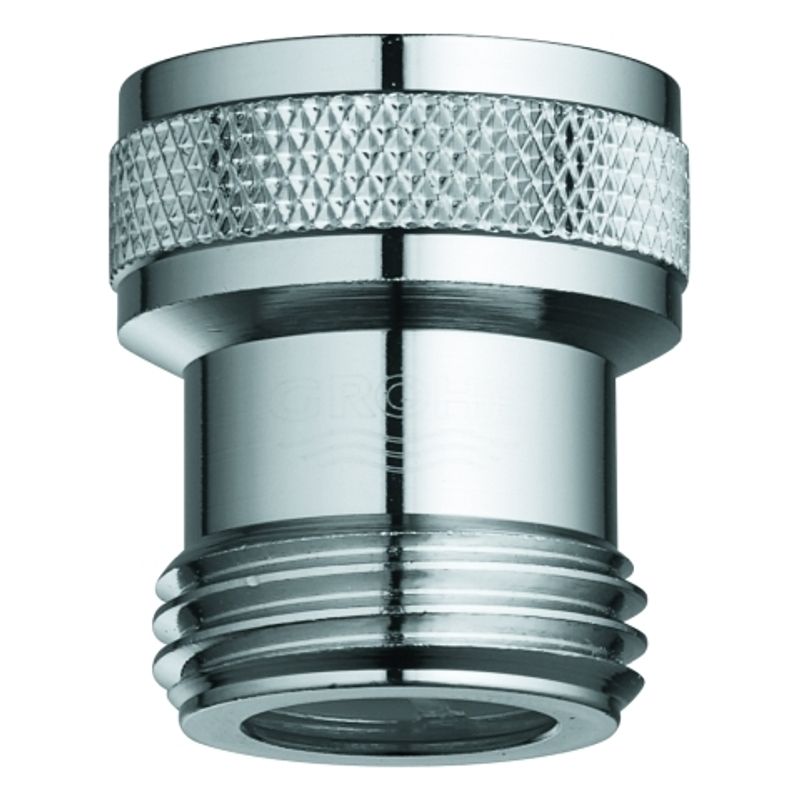 Grohe Rückflussverhinderer Aussengewinde 1/2", Innengewinde 1/2",2 Stück, Farbe silberfarben Bild 1