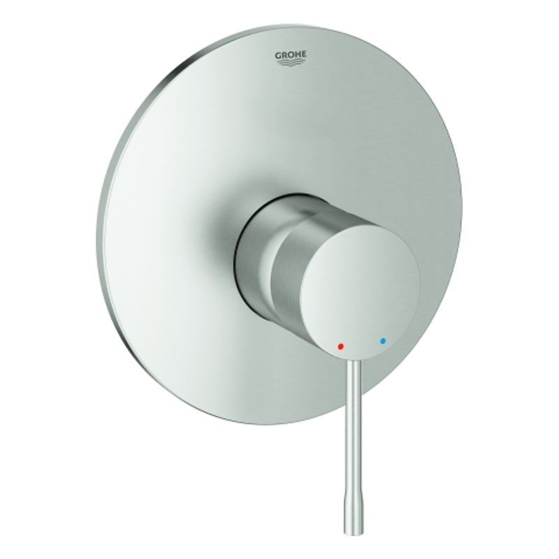 Grohe EH-Brausebatterie Essence 19286_1 Fertigmontageset, für Rapido E, 55 x 180 mm, Farbe supersteel Bild 1