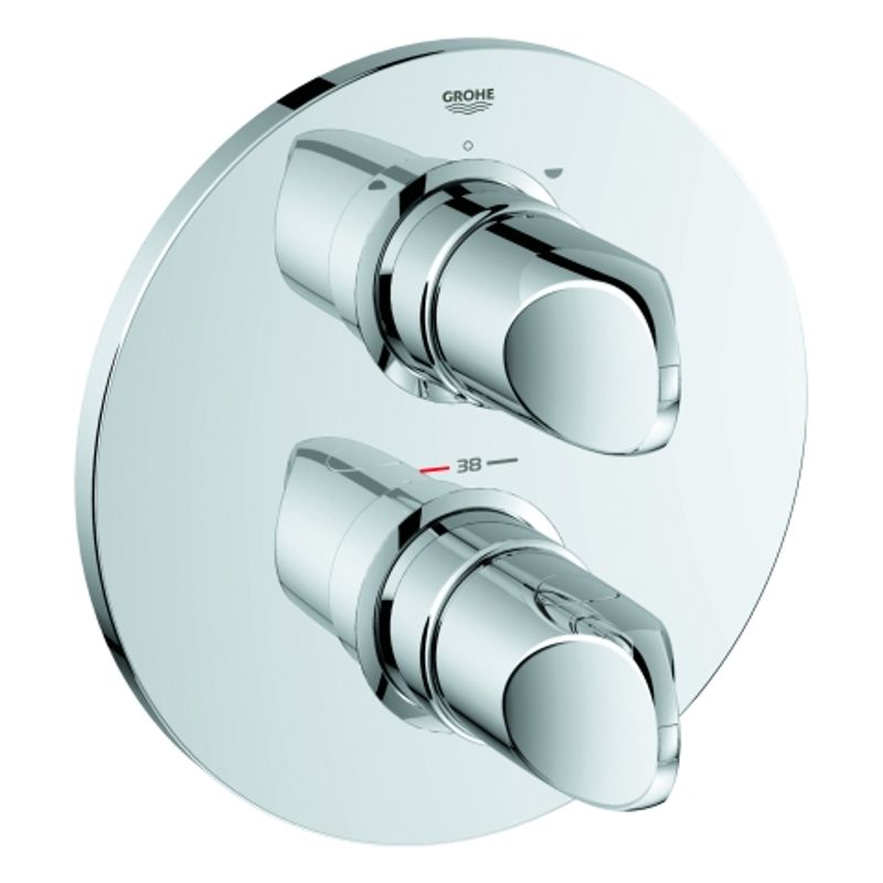 Grohe THM-Wannenbatterie Veris Fertigmontageset, für Rapido T, 70 x 235 mm, Farbe silberfarben Bild 1