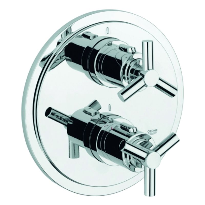Grohe UP-THM-Brausebatterie Atrio FMS, für Rapido T Ypsilon-Griff, 65 x 235 mm, Farbe chrom Bild 1