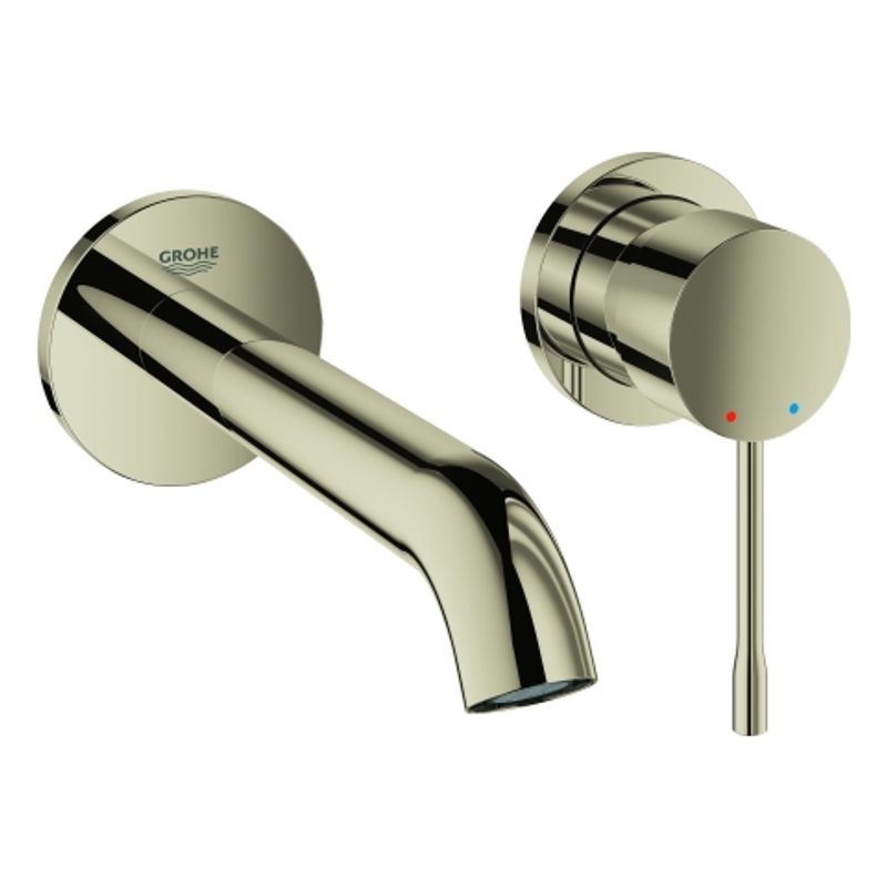 Grohe 2-Loch-WT-Wandbatterie Essence 19408_1 FMS Ausladung 183 mm, Farbe nickel Bild 1