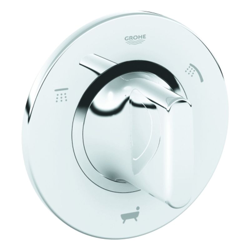 Grohe 5-Wege-Umstellung Fertigmontageset, 87 x 287 mm, Farbe chrom Bild 1
