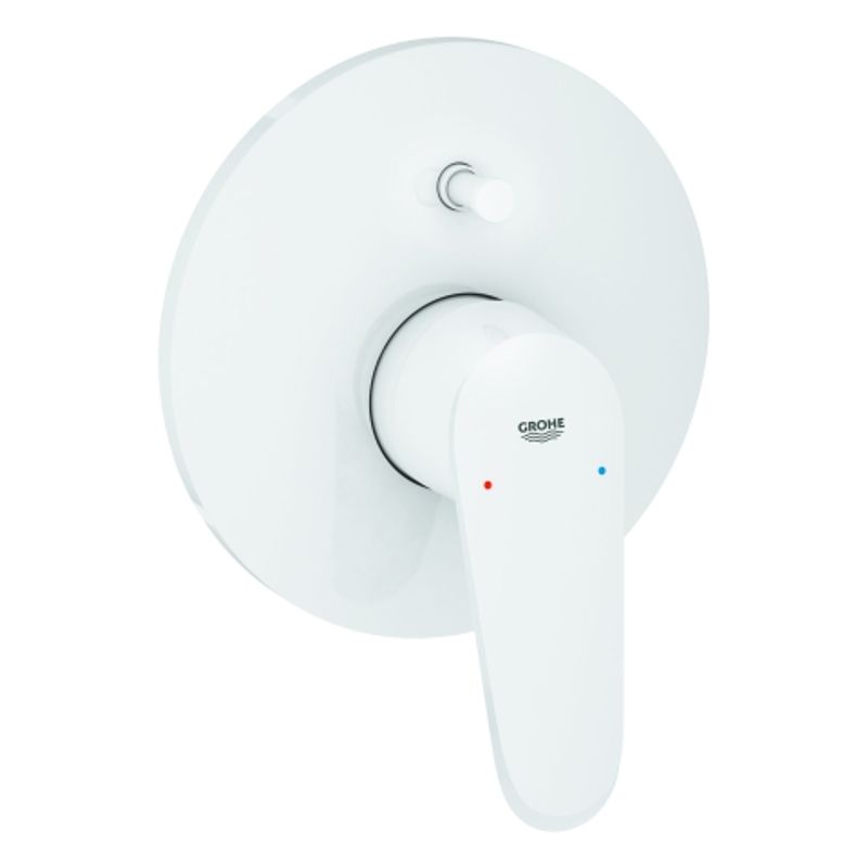 Grohe Einhand-Wannenbatterie Eurodisc C 19548_2 FMS, für 35501 moon white / chrom, 65 x 200 mm, Farbe moon white Bild 1