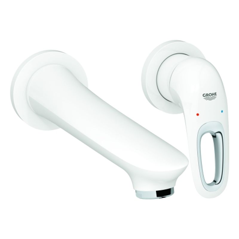 Grohe 2-L-WT-Wandbatt. Eurostyle 19571_3 Fertigmontageset moon white /, Farbe chrom Bild 1