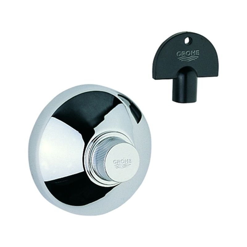 Grohe Farbset für Unterputz-Ventil 20 - 80 mm mit Steckschlüssel verchromt, 55 mm, Farbe chrom Bild 1