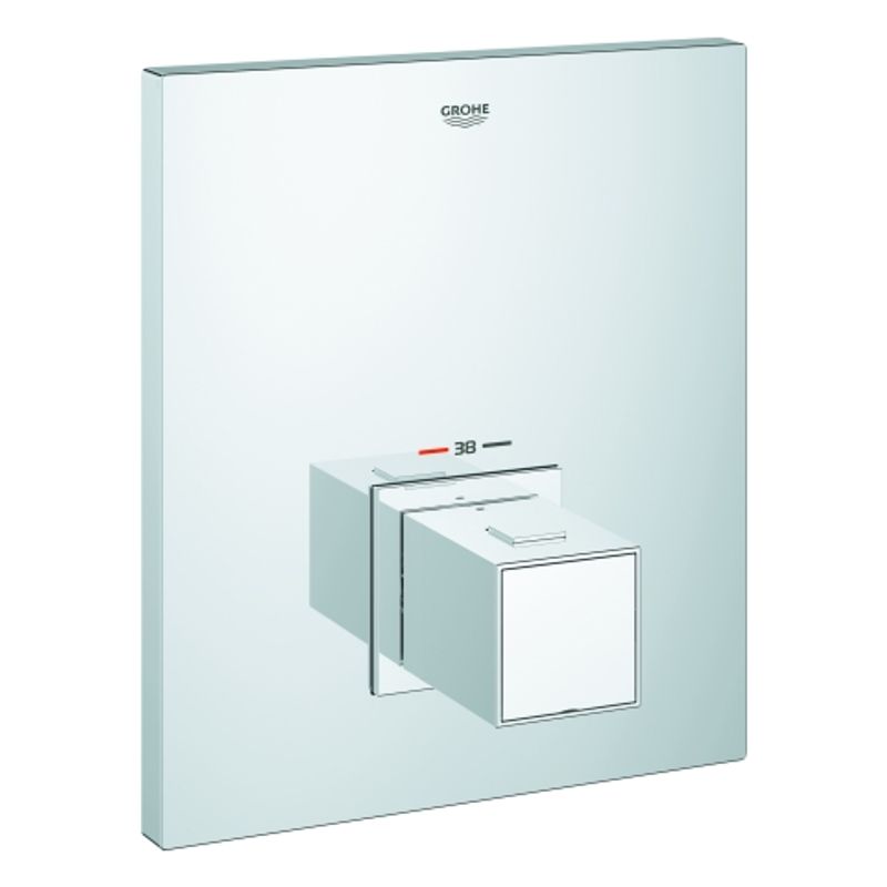 Grohe THM-Zentralbatterie Grohtherm Cube Fertigmontageset, für 35500, 67 x 233 mm, Farbe silberfarben Bild 1