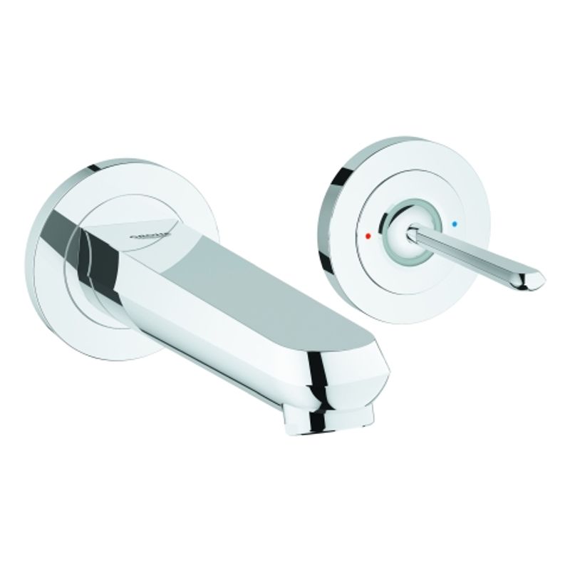 Grohe 2-Loch-WT-Wandbatterie Eurodisc Joystick FMS Ausladung 171 mm, Farbe chrom Bild 1