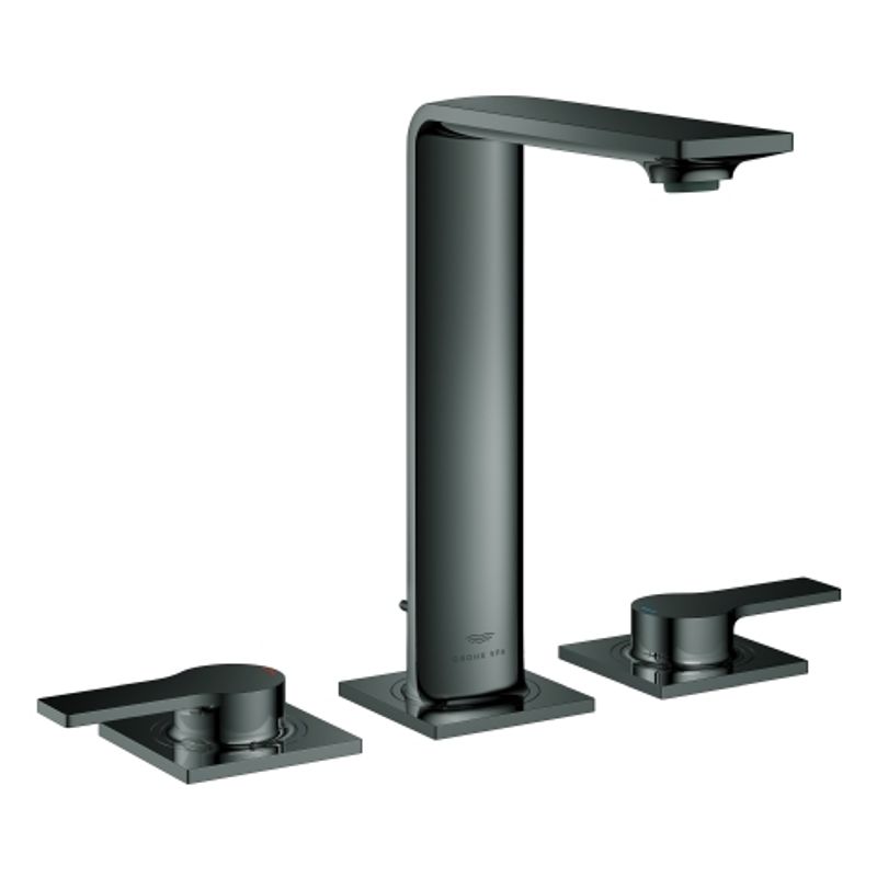 Grohe 3-Loch-WT-Batterie Allure 20188_1, mit Hebelgriffen, Farbe hard graphite Bild 1