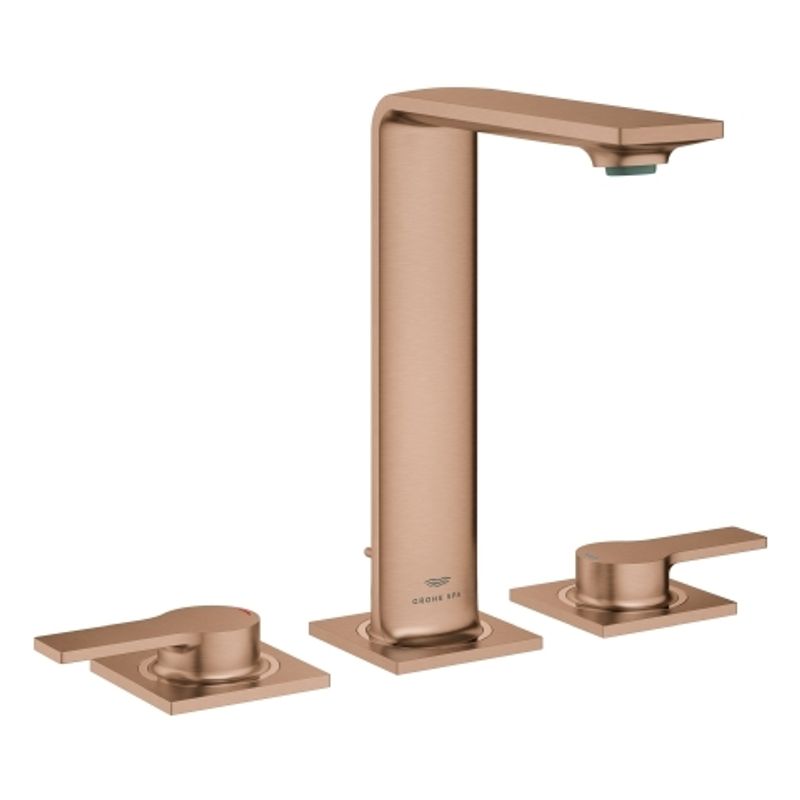 Grohe 3-Loch-WT-Batterie Allure 20188_1, mit Hebelgriffen warm sunset gebürstet, Farbe warm sunset Bild 1