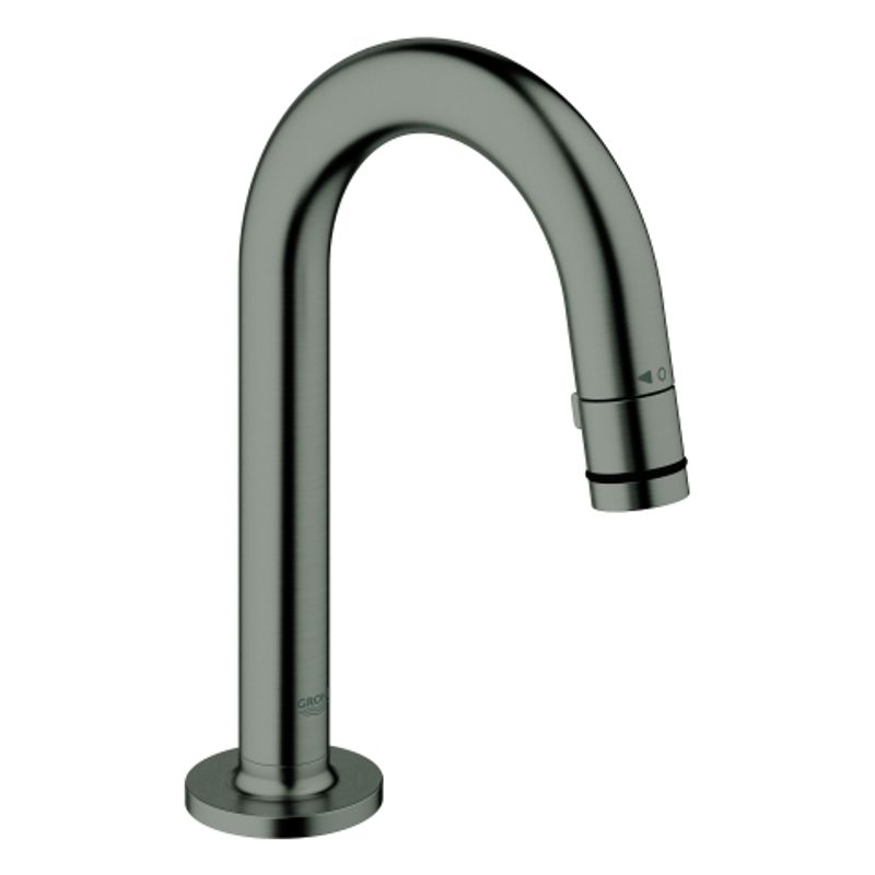 Grohe Universal Waschtisch-Standventil 20201 C-Auslauf hard graphite gebürstet, Farbe hard graphite Bild 1