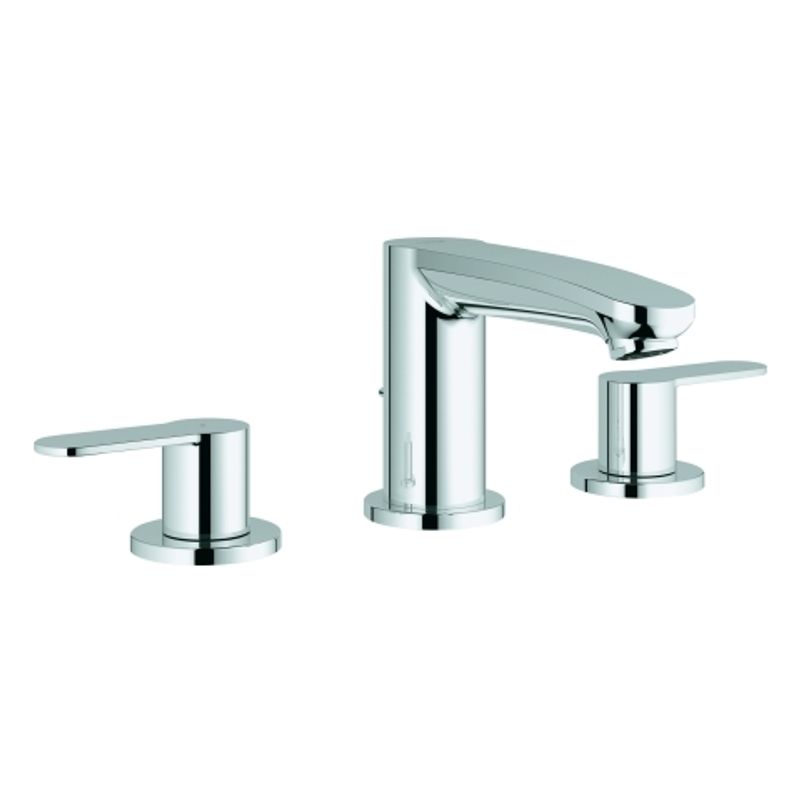 Grohe 3-Loch-WT-Batterie Eurostyle C 20208_2 Zugstangen-Ablaufgarnitur, Farbe chrom Bild 1