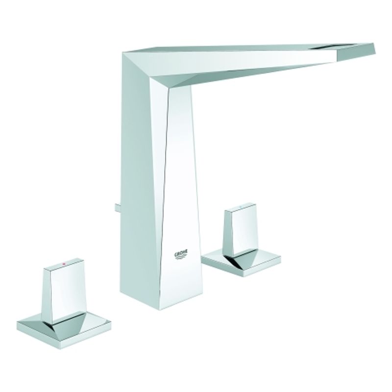 Grohe 3-L-WT-Batterie Allure Brilliant Zugstangen-Ablaufgarnitur, Farbe chrom Bild 1