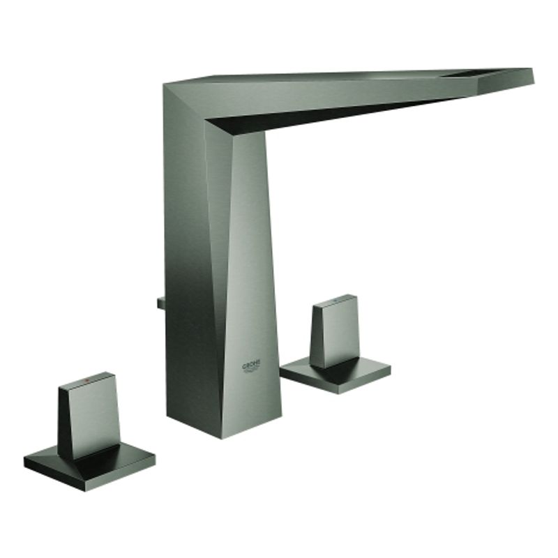 Grohe 3-L-WT-Batterie Allure Brilliant 20344 Zugst.-Abl.grt. hard graphite geb, Farbe hard graphite Bild 1