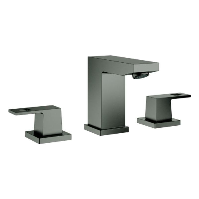 Grohe 3-L-EH-Waschtischbatterie Eurocube 20351 hard graphite gebürstet, Farbe hard graphite Bild 1