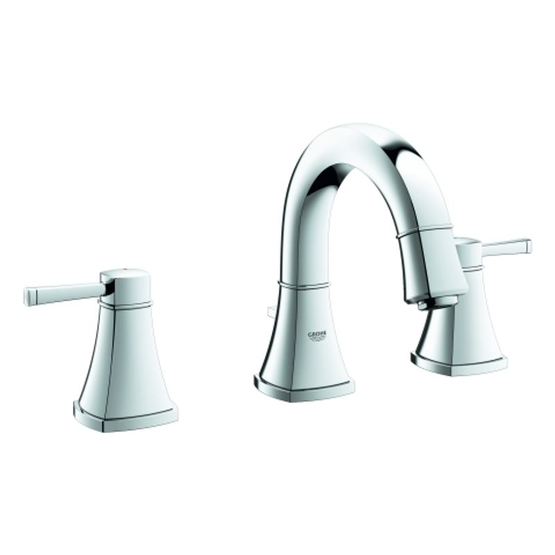 Grohe 3-Loch-WT-Batterie Grandera flacher Auslauf, Farbe chrom Bild 1