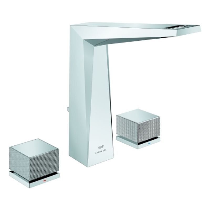 Grohe 3-L-WT-Batt. Allure Bril. PC 20670 Kubusbetaetigung Raendel, Farbe chrom Bild 1