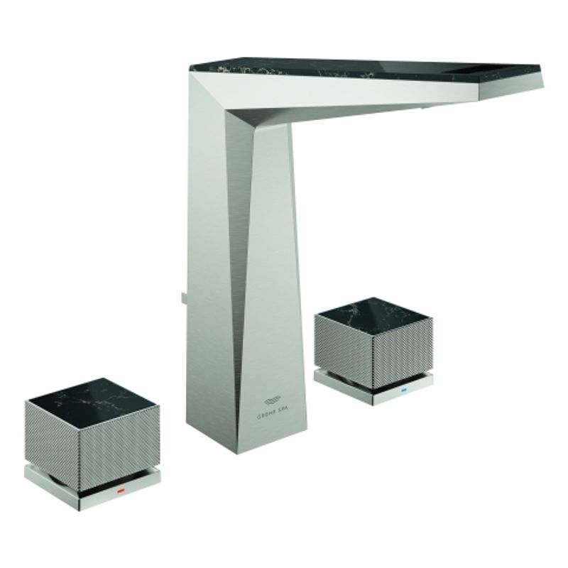 Grohe 3-L-WT-Batt. Allure Bril. PC 20672 Kubusbet. VN-Ceasarstone supersteel, Farbe ceasarstone Bild 1