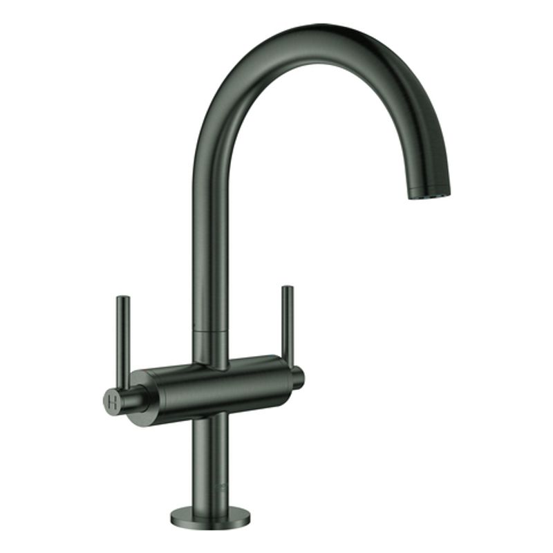 Grohe WT-Einlochbatterie Atrio 21022_3 L-Size Hebelgr. hard graphite geb, DN 15, Farbe hard graphite Bild 1